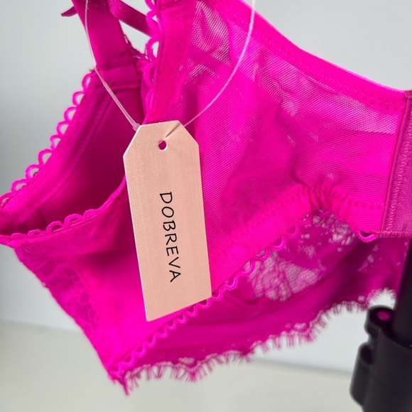 Pink Full-Coverage Bra with Underwire Support - Picture 4 of 7